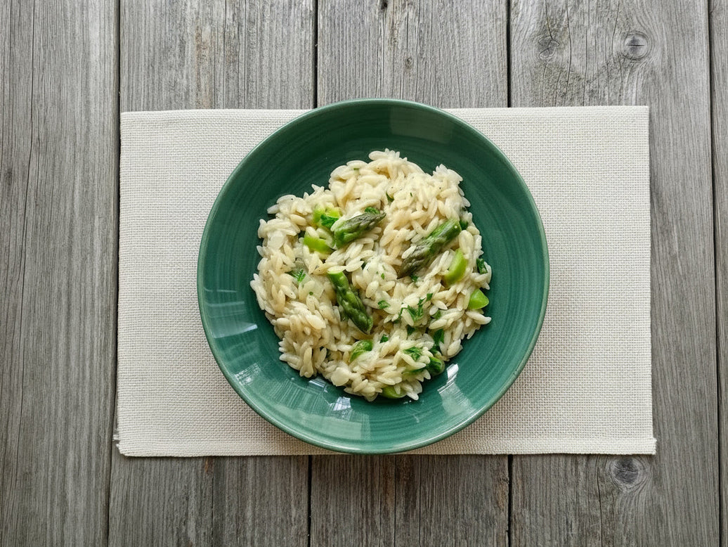 Kuşkonmazlı Garam Orzo